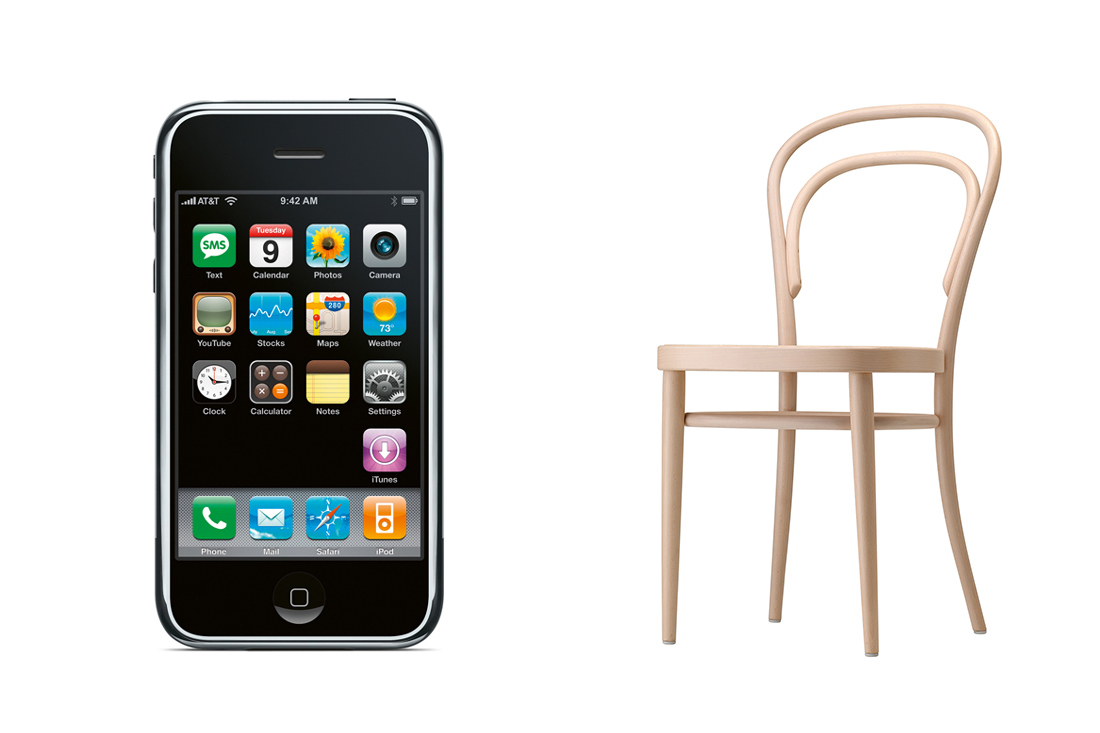 Red Dot Forms Of Simplicity Apple iPhone Thonet Nr 214