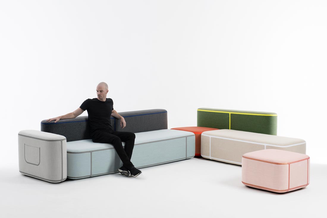 Moroso Tape: Benjamin Hubert Reuses Textile Waste With An Alternative Approach To Upholstery