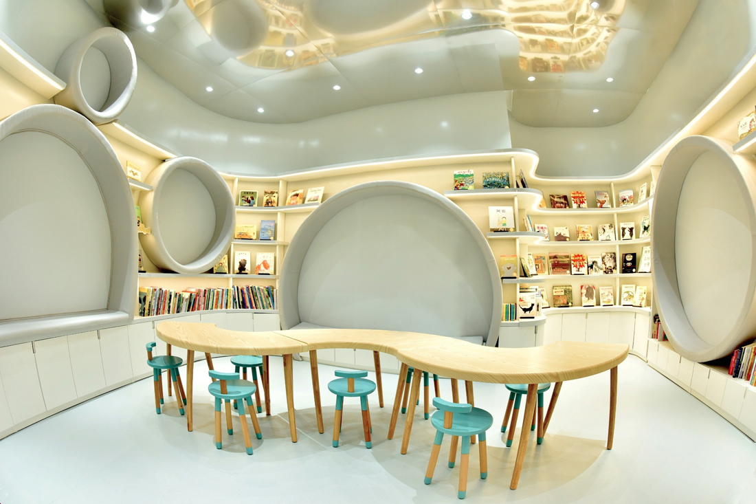 Panorama Design Group’s Playful Bookscape At Kids Winshare