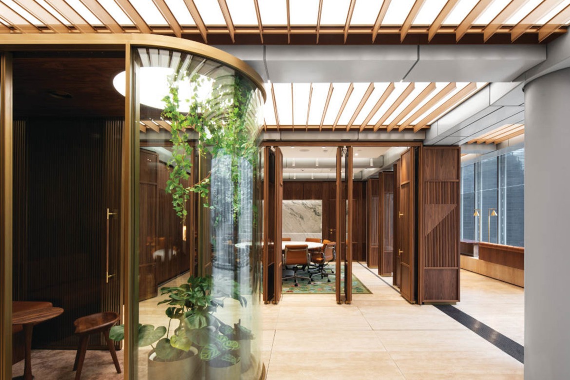 HSBC QRC Suites by Hassell biophilic design